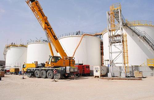 Production facility for fertilizers from Ma’aden Phosphate with phosphoric acid tanks