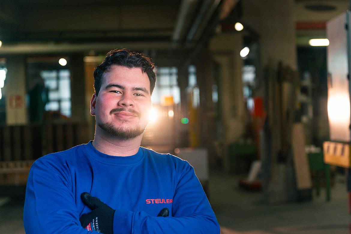 Ausbildung bei der Steuler-Gruppe: Jonathan Kraushaar