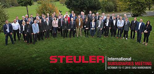 Teilnehmer des Steuler International Subsidiaries Meeting 2019