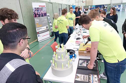 Azubimesse Karl-Fries-Realschule Bendorf 2022 - Steuler-Gruppe