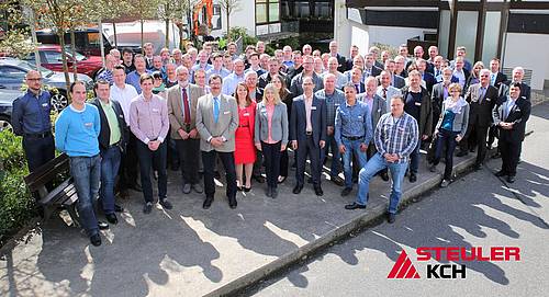 Corrosion protection specialists, STEULER-KCH experts and technical speakers at the 1st Corrosion Protection Conference of the STEULER-KCH
