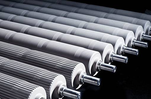 Laufwalzen aus KERA Plast XL in der Cellulose-Verarbeitung