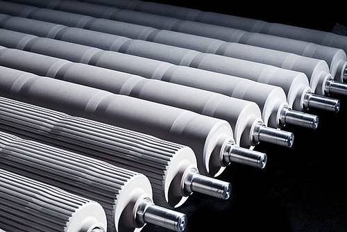 Laufwalzen aus KERA Plast XL in der Cellulose-Verarbeitung