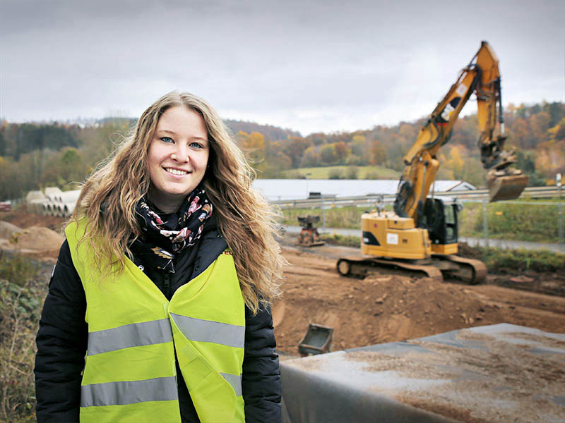 Kooperative Studentin bei Steuler Romy Baulig